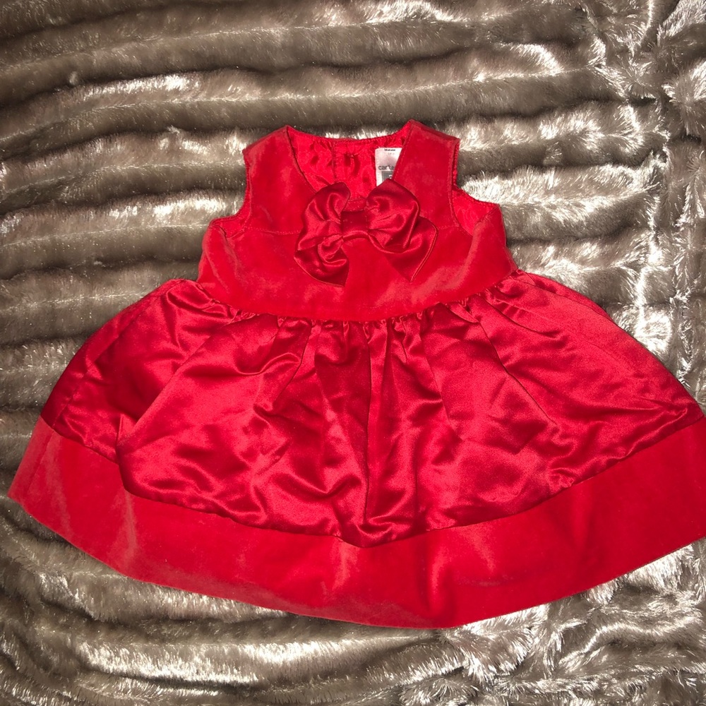 Carters Red baby formal dress - 3 mos